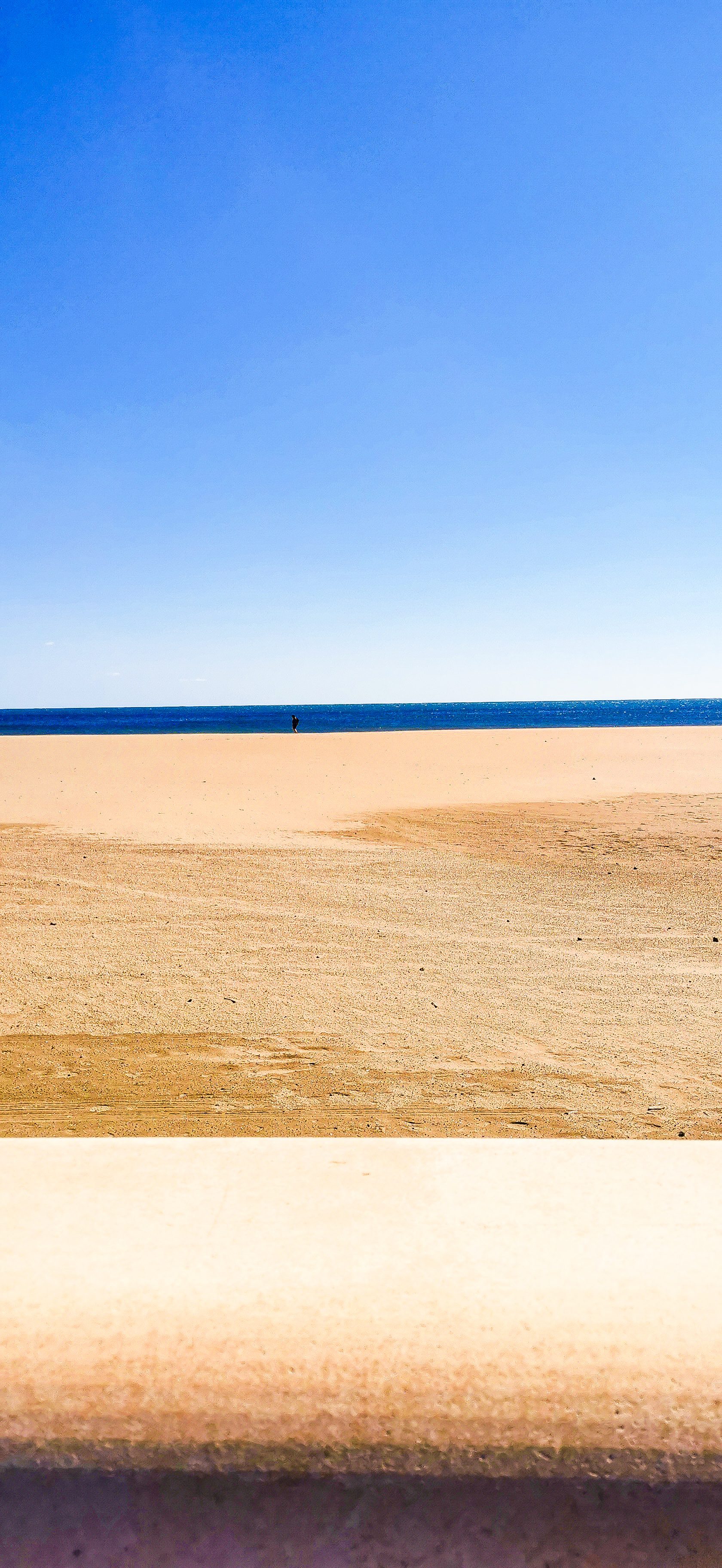 L’horizon depuis la plage de Narbonne-Plage